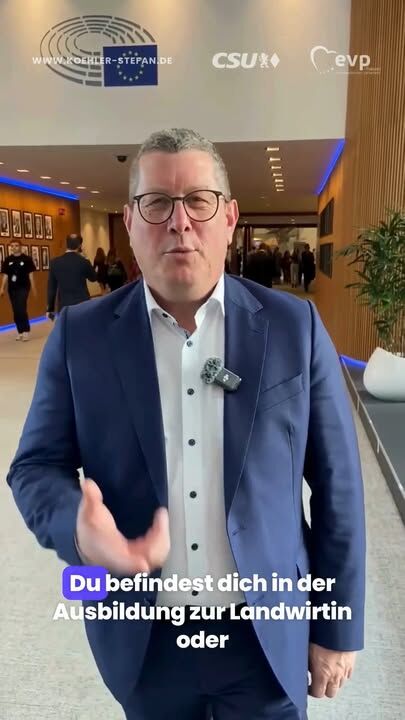 Du bist jung (geblieben), arbeitest in der Landwirtschaft oder bist landwirtschaftlich interessiert? 🚜 Jetzt anmelden und online am 19. November beim 11. EU-Kongress für junge Landwirtinnen und Landwirte dabei sein❗Alle Infos findet ihr in den News auf meiner Webseite 👉 Link in meiner Bio! 
.
.
.
#stefankoehler #gescheitepolitik #dabeisein #eppyoungfarmers #epp #evp #youngfarmers #ceja #junglandwirte #ReFarmEU #zukunftgestalten #manfredweber #christophehansen #robertametsola #farming #futureforward #letstalk #networking #terminhinweis #termininfo
