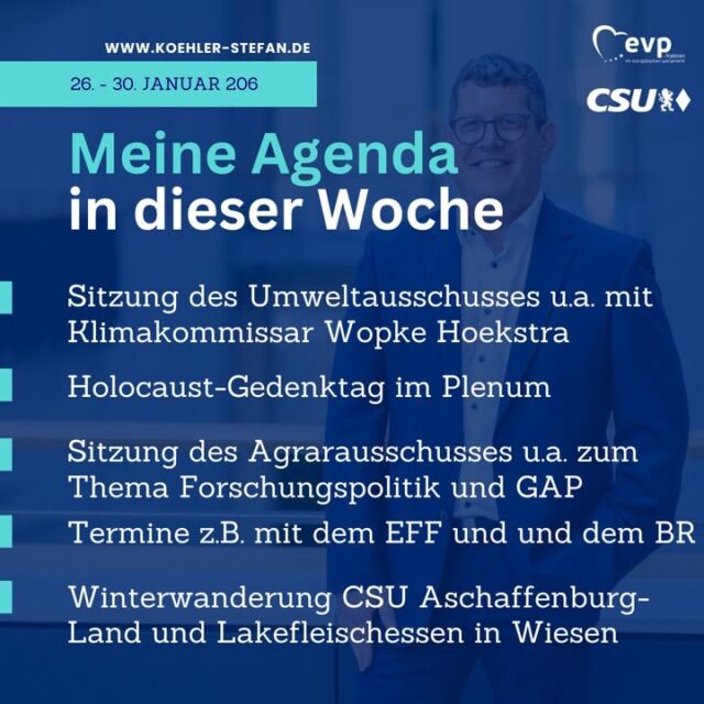 Neue Woche, neue Termine. Let's go! 💪