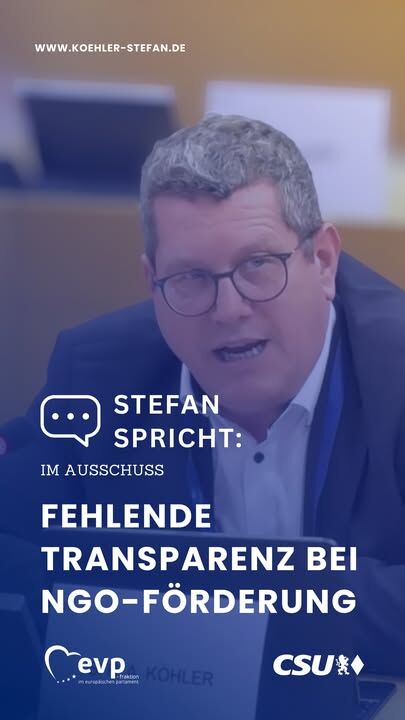 Die korrekte Verwendung öffentlicher Mittel ist keine Kür, sondern ein Pflichtprogramm 🇪🇺

Gerade bei EU-Programmen wie LIFE muss klar nachvollziehbar sein, wofür Fördermittel eingesetzt werden, insbesondere dann, wenn Projekte indirekt politische Prozesse beeinflussen 💶⚖️
.
.
.
#stefankoehler #csu #epp #evp #transparenz #europa #umweltpolitik #steuergeld #life