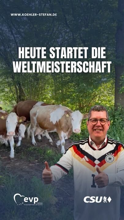 Heute startet die WM! ⚽🌍🇨🇦🇺🇸🇲🇽

Für Deutschland geht es am Sonntag mit dem ersten Gruppenspiel los. Ich freue mich auf spannende Wochen und drücke unserer Mannschaft die Daumen 🇩🇪

Wie weit werden wir es dieses Mal schaffen? Schreibt eure Prognose in die Kommentare! 👇