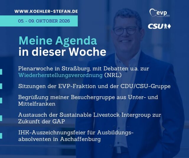 Auftakt für Oktoberplenarwoche 1 von 2❗Das steht an 👇