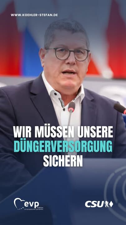Der Chemikalienomnibus soll wichtige Vereinfachungen bei der EU Düngemittelproduktverordnung bringen. Das ist richtig, denn innovative und recycelte Stoffe müssen schneller genutzt werden können.

Gerade angesichts unserer Abhängigkeit von Düngemittelimporten brauchen wir weniger Hürden, mehr Innovation und eine langfristig sichere Versorgung in Europa 🌱🇪🇺