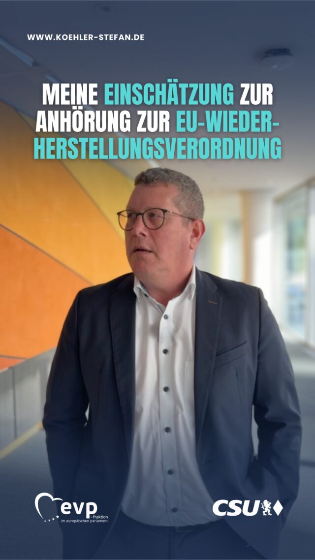Viele offene Fragen, wenig konkrete Antworten: Bei der EU-Wiederherstellungsverordnung bleiben Finanzierung, Waldumbau und Umsetzung weiter kritisch ⚠️🌲🇪🇺