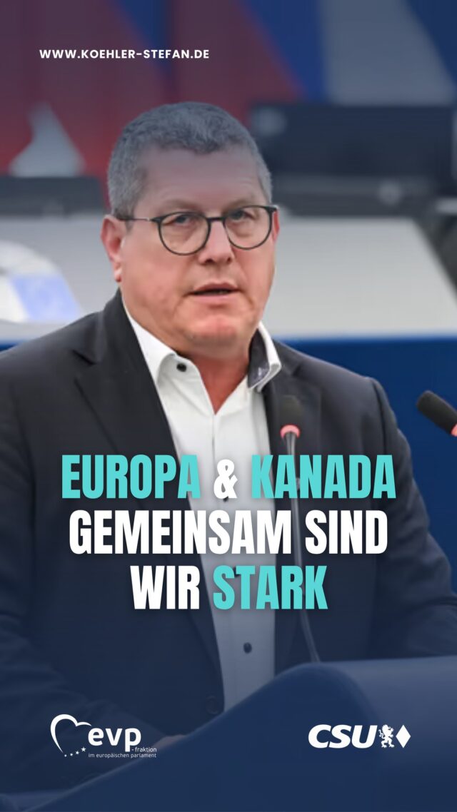 Kanada ist für Europa ein verlässlicher und wichtiger Partner. Gerade in unsicheren Zeiten müssen wir die Zusammenarbeit mit Ländern vertiefen, die unsere Werte teilen.

Dazu gehört auch, CETA endlich vollständig zu ratifizieren und die Partnerschaft mit Kanada weiter auszubauen 🇨🇦🇪🇺