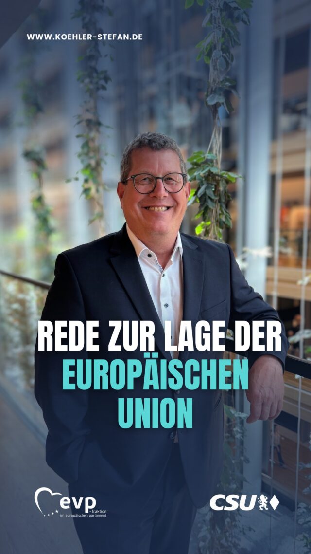 Die „State of the European Union“ steht an 🇪🇺

Morgen hält Kommissionspräsidentin Ursula von der Leyen ihre jährliche Rede zur Lage der Europäischen Union vor uns im Europäischen Parlament.

Was wurde erreicht? Wo steht Europa? Und welche Prioritäten setzt die Kommission für das kommende Jahr?

Ich bin besonders gespannt, welche Rolle die Landwirtschaft dabei spielen wird 🌾