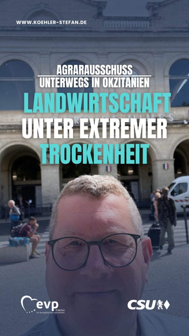 Mit dem Agrarausschuss des Europäischen Parlaments unterwegs in Okzitanien. In den kommenden Tagen geht es um Bewässerung, Weinbau, neue Wertschöpfungsketten und Tierhaltung unter trockenen Bedingungen 🌾🇪🇺