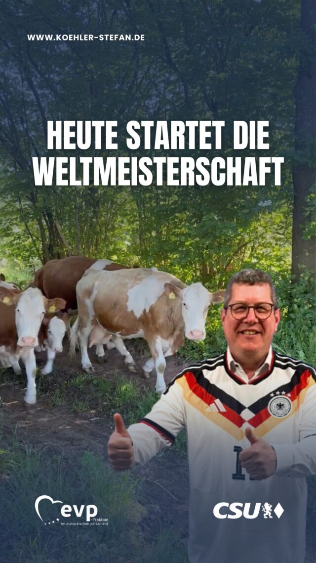 Heute startet die WM! ⚽🌍🇨🇦🇺🇸🇲🇽

Für Deutschland geht es am Sonntag mit dem ersten Gruppenspiel los. Ich freue mich auf spannende Wochen und drücke unserer Mannschaft die Daumen 🇩🇪

Wie weit werden wir es dieses Mal schaffen? Schreibt eure Prognose in die Kommentare! 👇