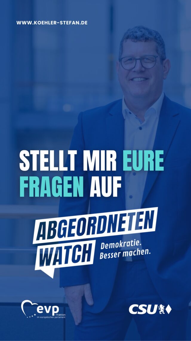 Eure Fragen. Meine Antworten. 💬

Die Kurzfassung gibt's hier, die ausführliche Antwort auf abgeordnetenwatch. Stellt dort gerne weitere Fragen! 📲🇪🇺