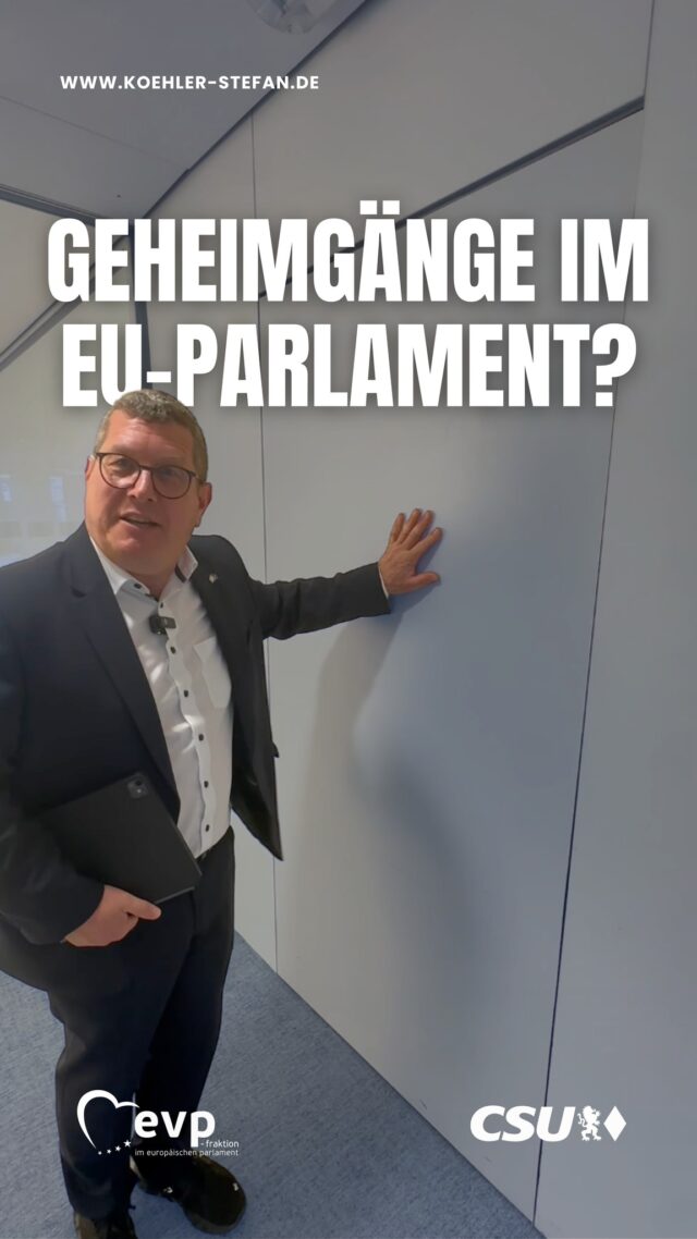 Geheimgänge im Europäischen Parlament? 👀🇪🇺
Nicht ganz. Aber sagen wir mal so: Wer sich hier auskennt, spart manchmal einige Minuten 😄

Zwischen Ausschüssen, Abstimmungen und Terminen zählt oft jeder Weg.
Und manche Türen sehen unscheinbarer aus, als sie eigentlich sind 😉