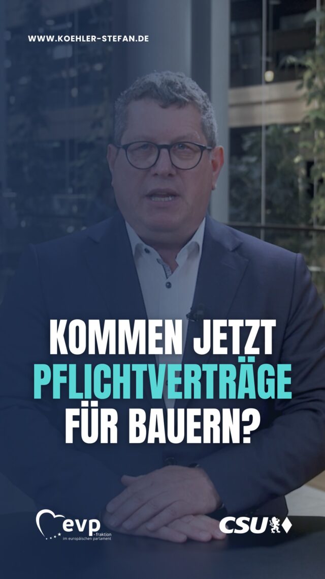 Kommt jetzt der Zwang zum schriftlichen Vertrag in der Landwirtschaft? Ja, aber mit wichtigen Ausnahmen 📝

Schriftliche Verträge werden künftig grundsätzlich verpflichtend. Gleichzeitig bleiben Genossenschaften ausgenommen und im Milchsektor wird es ein Opt-out bei der Preisgestaltung geben.

Das bedeutet: mehr Flexibilität, keine zusätzliche Bürokratie und Schutz unserer bewährten Modelle.

Außerdem steigt die Obergrenze für Milcherzeugergemeinschaften von vier auf sieben Prozent. Das stärkt unsere Erzeuger und hält die Wertschöpfung bei uns vor Ort.

Deshalb habe ich diesem Kompromiss im Europäischen Parlament zugestimmt 🌾🇪🇺